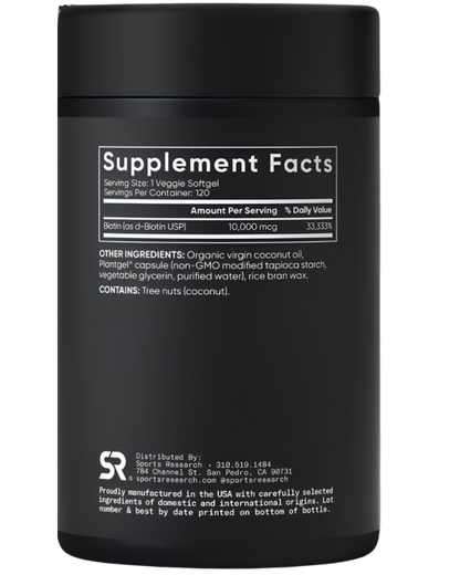 BIOTINA VEGANA SPORTS RESEARCH™ | Max Strength